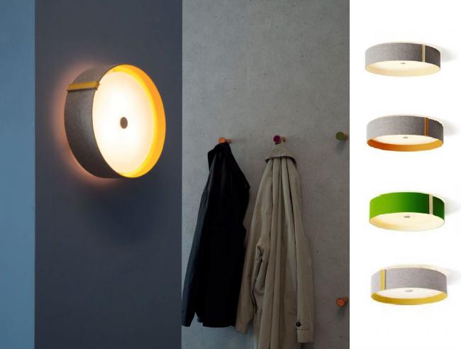 Lara felt Wandleuchte, Domus Lara felt Wandleuchte, Domus